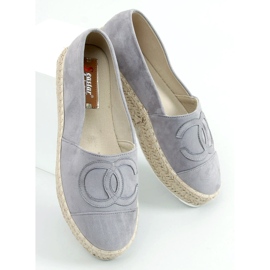 Chanelkikikiki Wela Grey espadrile siva 2