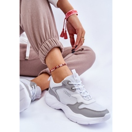 Ženska lagana sportska obuća Big Star LL274375 Bijelo-Siva bijela 1