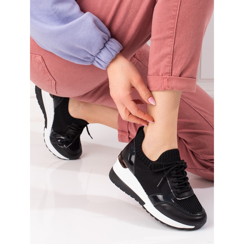 Ženske tenisice sa fleksibilnim gornjištem crno 1