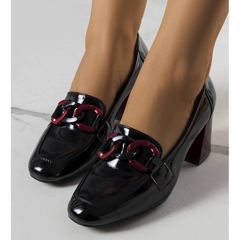 BM Teresa crne lakirane cipele crno 1