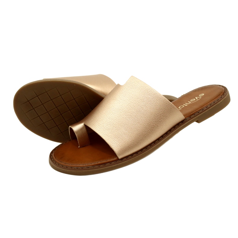 Zlatne papuče Evento 22SD35-4586 Zlatne zlatni 3