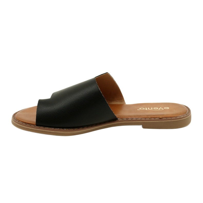 Black Flip-flops Women Flip-Flops Evento 22SD35-4586 Black crno 1