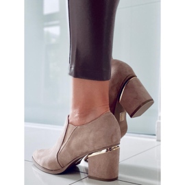 PA1 Brenda Khaki visoke potpetice bež 1