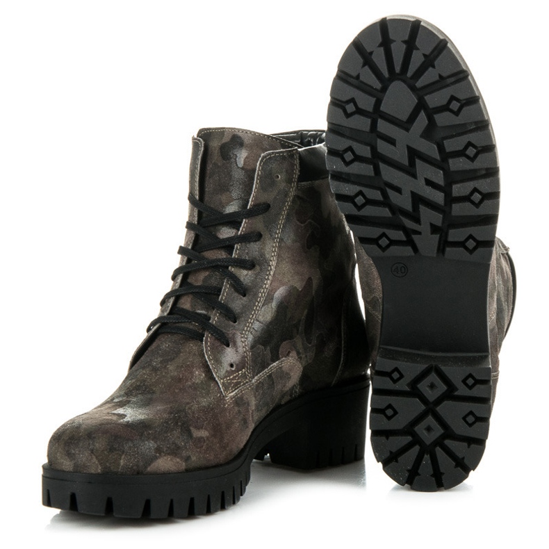 Vinceza Čizme na vezanje sa zaštitnikom zelena 1