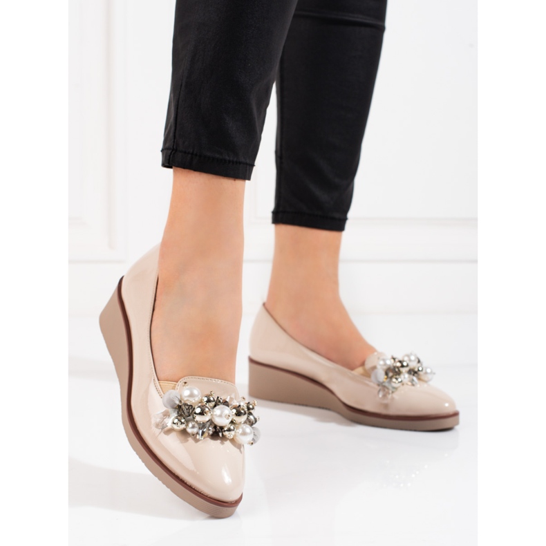 W. Potocki Ženske salonke Potocki s bež krojevima 1