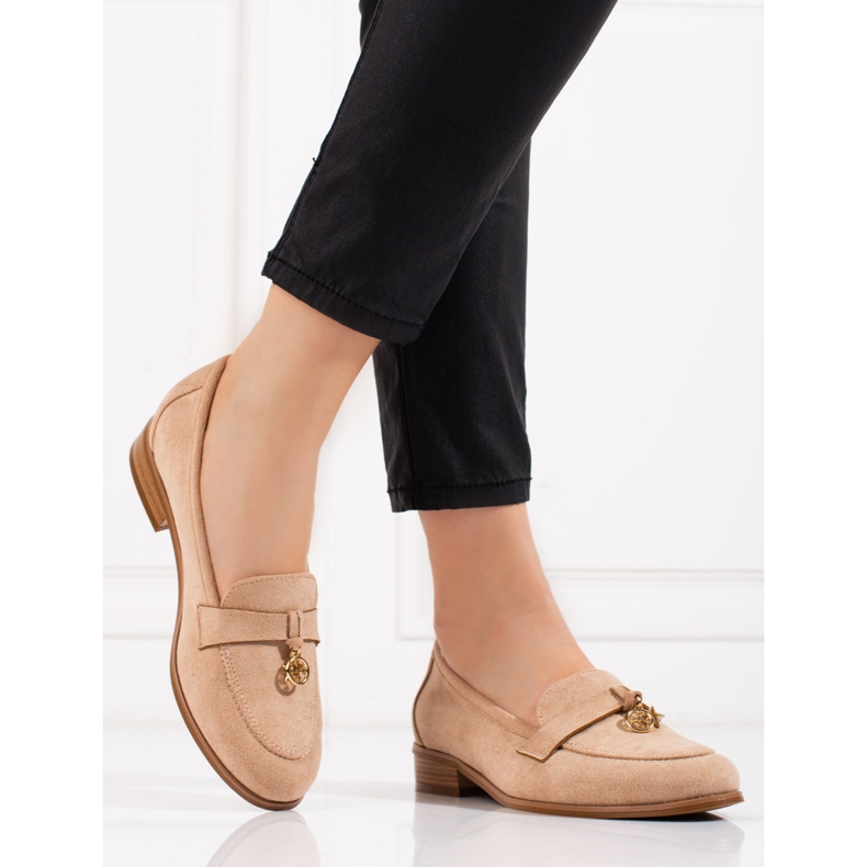 W. Potocki Ženske Lords Potocki bež antilop kože 1