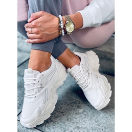 Bež ženske sportske cipele s visokim potplatom 3