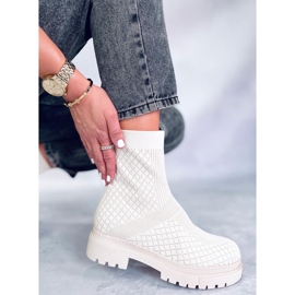 BM Čizme čarape s uzorkom Rueda Beige bež 1