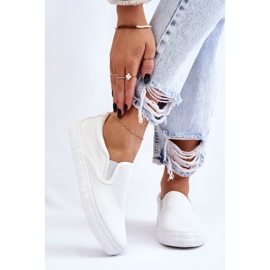 Ženske tenisice Slip-On Big Star LL274389 Bijele bijela 1