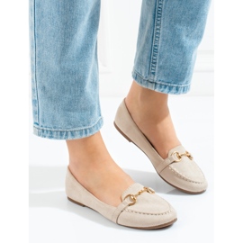 W. Potocki Ženske bež mokasinke Potocki 1