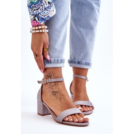 PS1 Sive antilop sandale Quincy na nisku petu siva 1