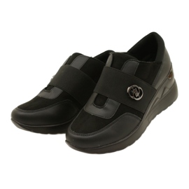 Slip-on Cipele Wedge Sneakers Evento 23SP35-5320 Crna 2