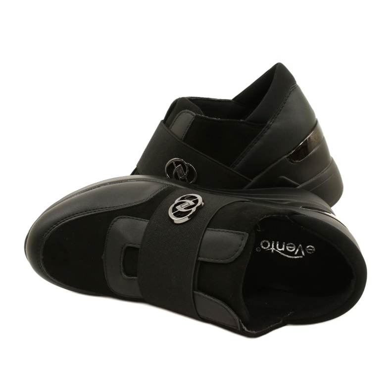Slip-on Cipele Wedge Sneakers Evento 23SP35-5320 Crna 5