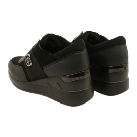 Slip-on Cipele Wedge Sneakers Evento 23SP35-5320 Crna 6