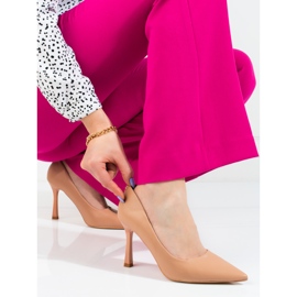 Ženske cipele na visoku petu Vinceza bež boje 1