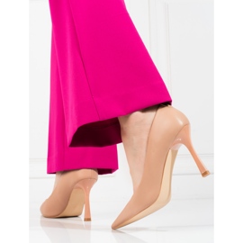 Ženske cipele na visoku petu Vinceza bež boje 2