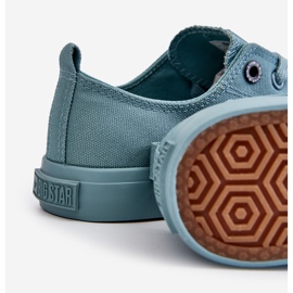 Ženske klasične niske tenisice Big Star LL274019 Zelene zelena 1