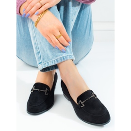 Ženske Lords Vinceza crne antilop kože crno 1