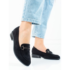 Ženske Lords Vinceza crne antilop kože crno 2