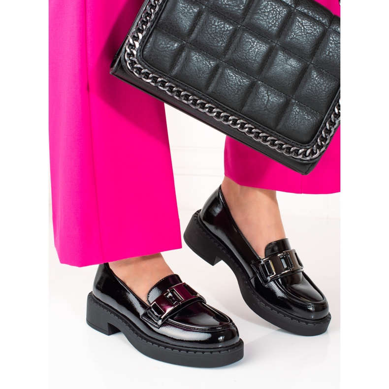 W. Potocki Potocki ženske natikače crne boje crna 2