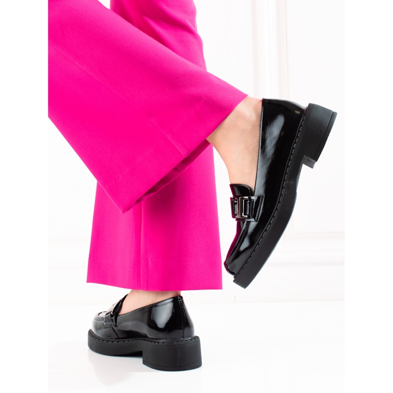 W. Potocki Potocki ženske natikače crne boje crna 1