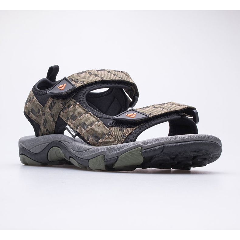 Muške trekking sandale BERGSON Benue Hiking BRG00127 maslinaste zelena 1