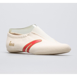 Gimnastičke baletanke IWA 502 krem ​​boje bež bijela 1