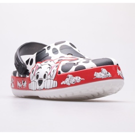 Dječje klompe CROCS 101 Dalmatians Kids Clog 207483-100 bijela crna 1