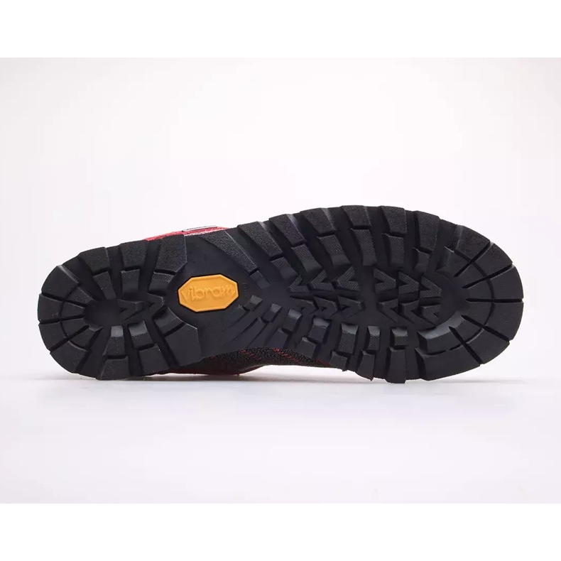 BERGSON Kadam Low Stx muške cipele za planinarenje crna crvena 1