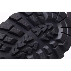 BERGSON Kadam Low Stx muške cipele za planinarenje crna crvena 2