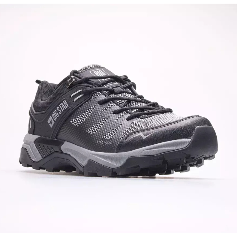 Big Star muške cipele KK174105 crna siva 1