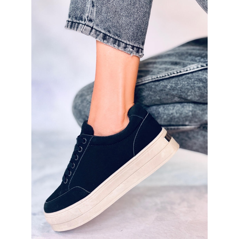 BM Rhonda crne tenisice s platformom crno 2