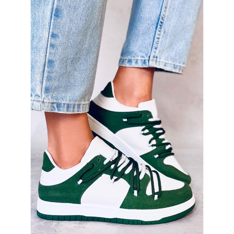 BM Hart WHITE/GREEN panda tenisice bijela zelena 1