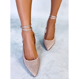 BM Igle vezane Bonnie Nude kamenčićima ružičasta 1