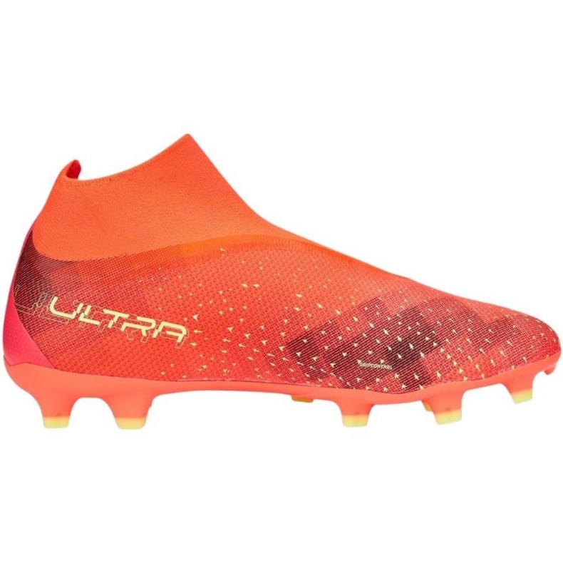 Puma Ultra Match+ Ll FG/AG M 107032 03 tenisice za nogomet naranča naranče i crvene 1