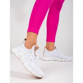 Shelovet bijele tenisice s bež umetkom bijela 1