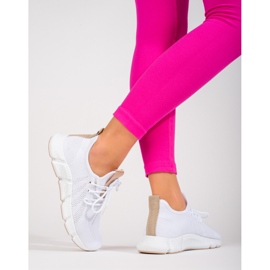 Shelovet bijele tenisice s bež umetkom bijela 2