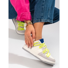 Shelovet tenisice sa žutim vezicama bijela 2