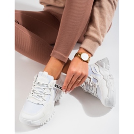 Seastar Shelovet ženske bijele tenisice s debelim potplatom bijela 1