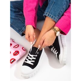 Ženske Shelovet crne tenisice s platformom crna 1