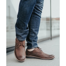 Kožne muške cipele Olivier 242 smeđe smeđa 5