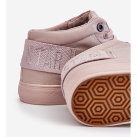 Ženske klasične visoke tenisice Big Star LL274004 Nude ružičasta 1