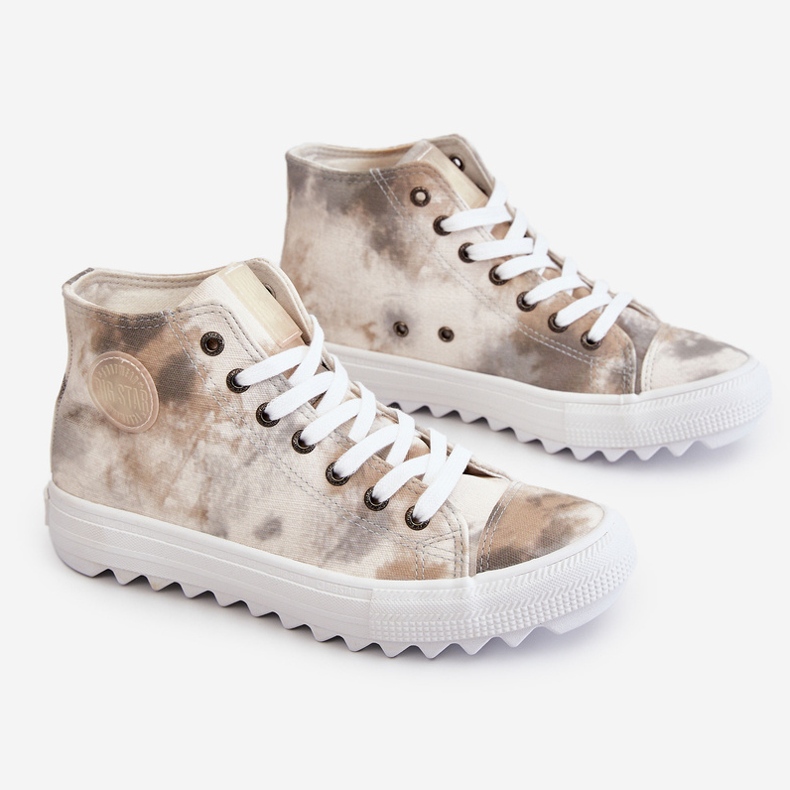 Ženske tenisice Big Star LL274047 Bijelo-zelene bijela 1