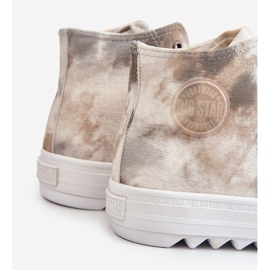 Ženske tenisice Big Star LL274047 Bijelo-zelene bijela 2