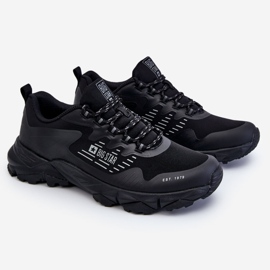 Muške klasične sportske cipele Big Star System Memory pjene LL174127 crne crno 1