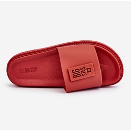 Ženske papuče Big Star LL274430 Crvene crvena 1