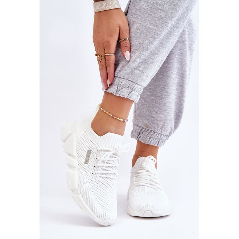 Ženske lagane tenisice Memory Foam System Big Star JJ274268 Bijele bijela 1