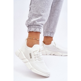 Ženske lagane tenisice Memory Foam System Big Star JJ274268 Bijele bijela 2