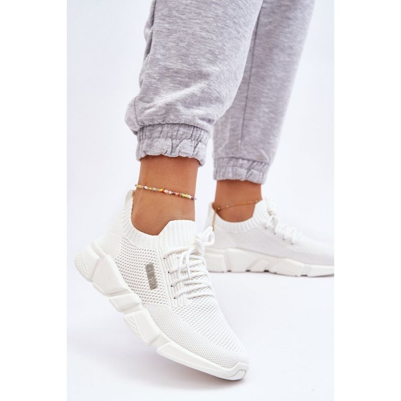 Ženske lagane tenisice Memory Foam System Big Star JJ274268 Bijele bijela 2