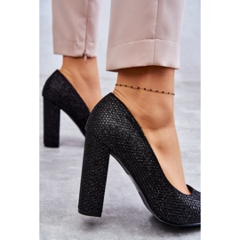 Sjajne cipele na crnu petu crno 3